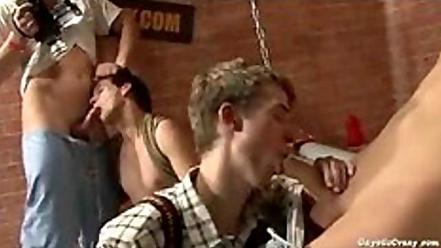 Sexy construction guys in a wicked hot orgy